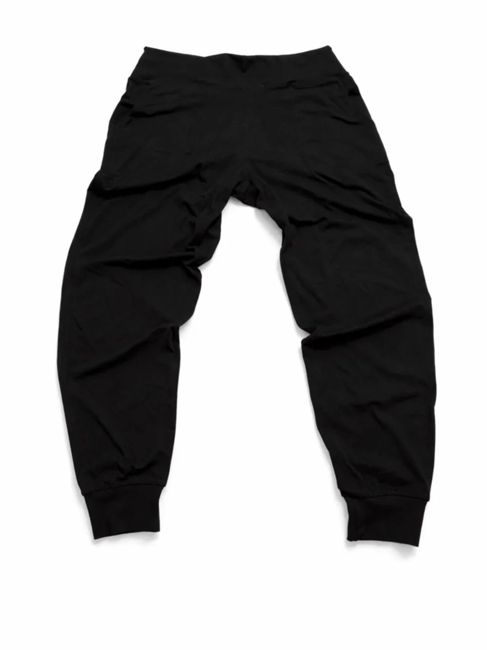 DANSKIN BLACK JOGGERS WOMENS LARGE SOFT STRETCH ATHLEISURE PANTS - Picture 2 of 9